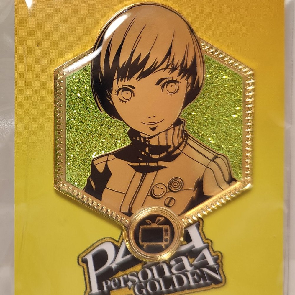 Persona 4 Golden Chie Satonaka Golden Series Enamel Pin Official Atlus Product